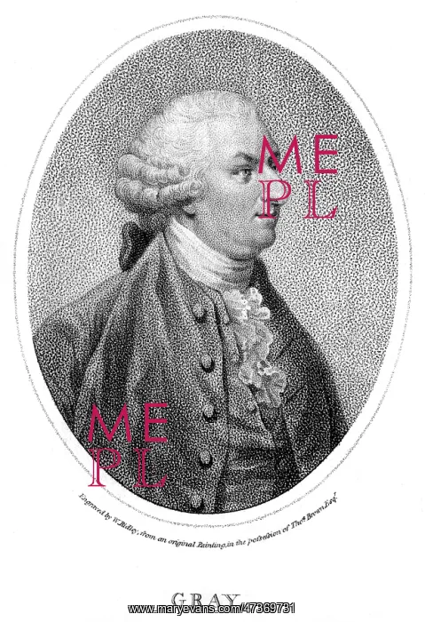 : THOMAS GRAY IN A WIG : THOMAS GRAY IN A WIG