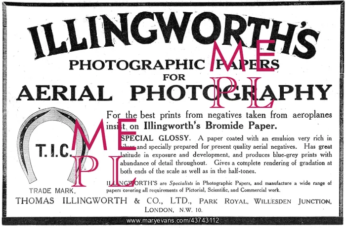 : Thomas Illingworth. Photographic Paper : Thomas Illingworth. Photographic Paper