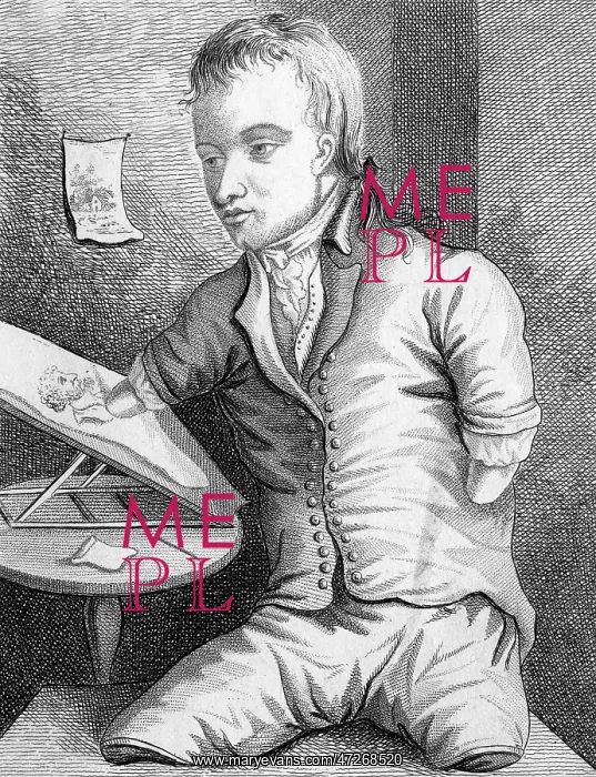 : Thomas Inglefield, limbless painter : Thomas Inglefield, limbless painter