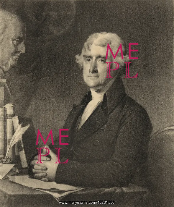 : Thomas Jefferson 1743-1826 at a writing ? : Thomas Jefferson 1743-1826 at a writing ?