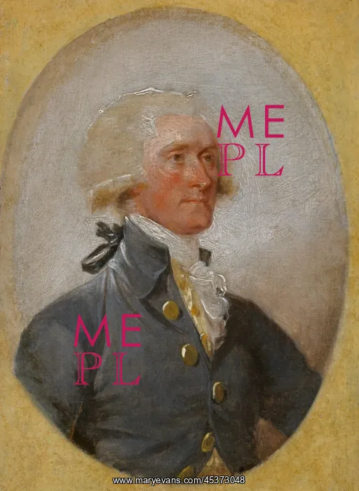 : Thomas Jefferson in 1788 portrait by John : Thomas Jefferson in 1788 portrait by John
