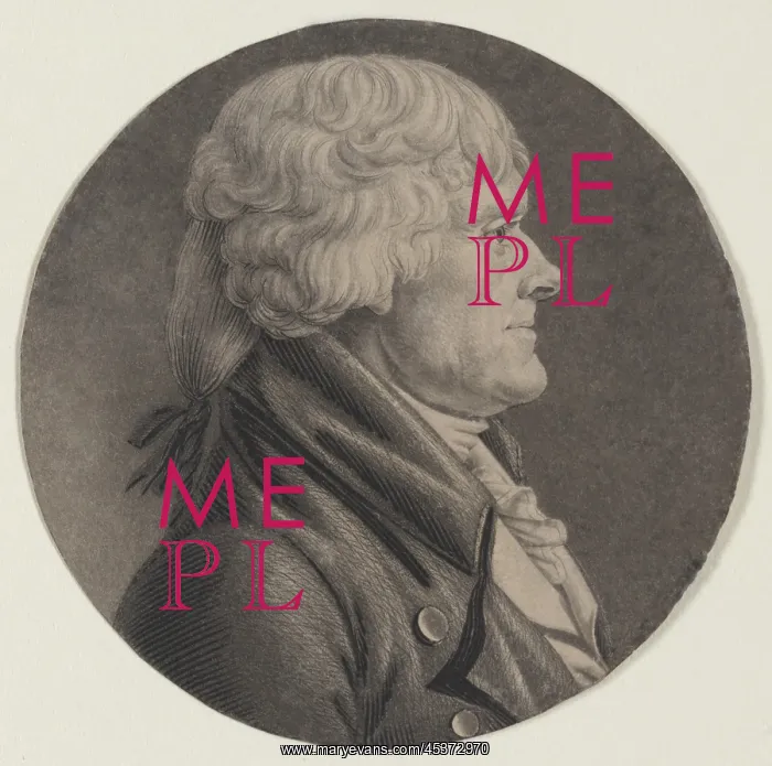 : Thomas Jefferson in 1805 profile portrait : Thomas Jefferson in 1805 profile portrait