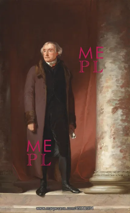 : Thomas Jefferson in a full length portrait : Thomas Jefferson in a full length portrait