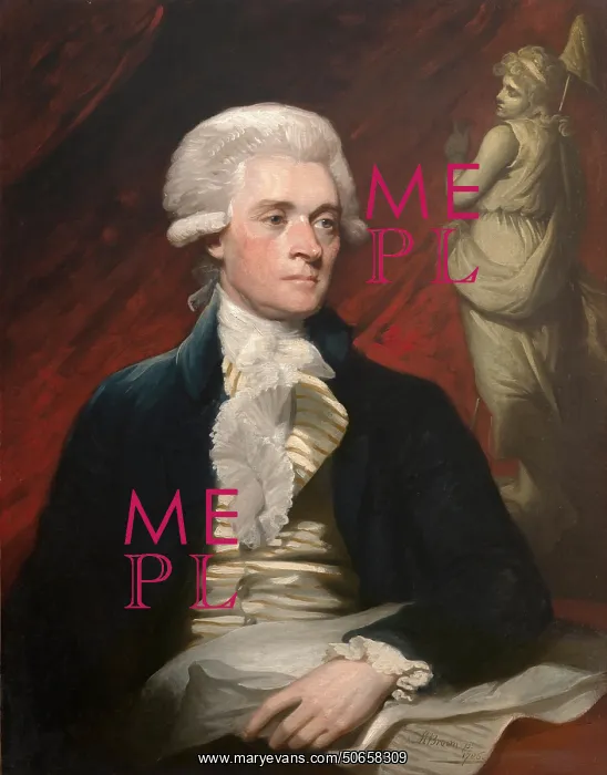 : Thomas Jefferson by Mather Brown, 1786 : Thomas Jefferson by Mather Brown, 1786
