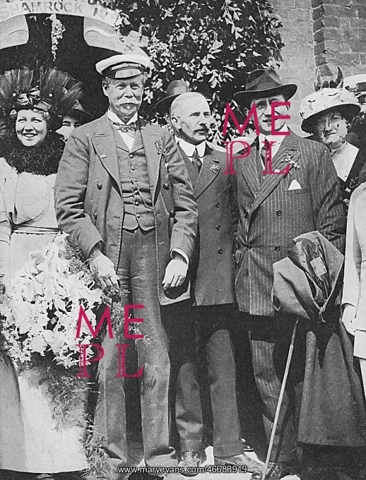 : Thomas Lipton launches Shamrock IV, 1914 : Thomas Lipton launches Shamrock IV, 1914