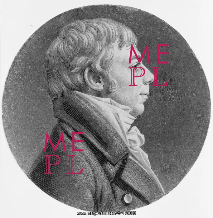 : Thomas Lowndes, head-and-shoulders portrait, right profile : Thomas Lowndes, head-and-shoulders portrait, right profile