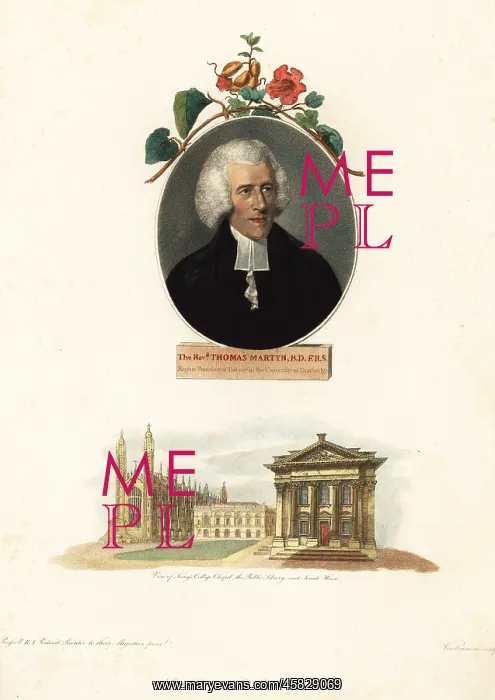 : Thomas Martyn, Professor of Botany, Cambridge University : Thomas Martyn, Professor of Botany, Cambridge University