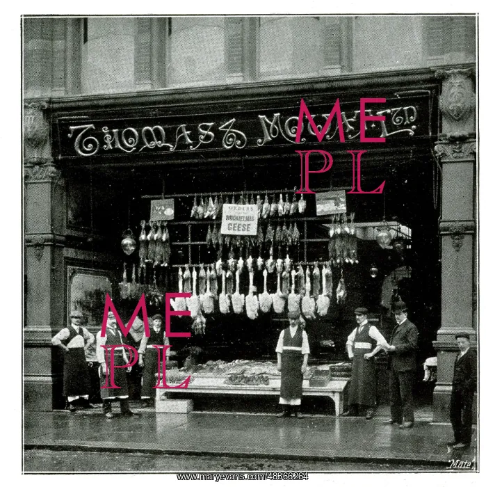 : Thomas & Mowat Ltd, Butchers, High Street, Southampton : Thomas & Mowat Ltd, Butchers, High Street, Southampton