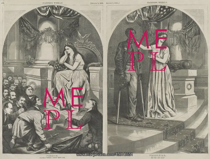 : Thomas Nast illustration from Harpers Weekly : Thomas Nast illustration from Harpers Weekly