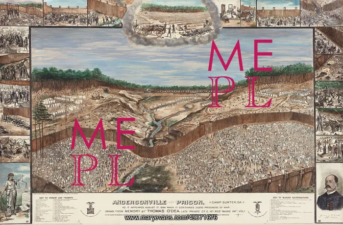  : Thomas ODeas drawing of the Andersonville