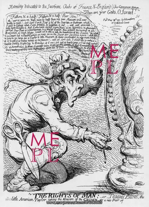 : Thomas Paine Caricature : Thomas Paine Caricature