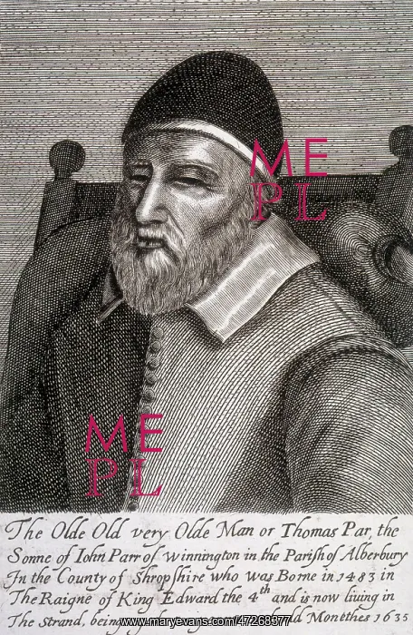  : THOMAS PARR LIVED TO 152