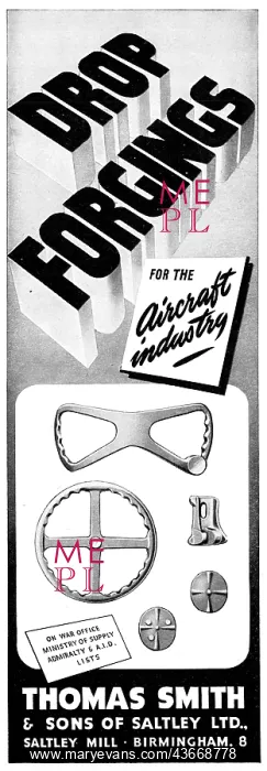 : Thomas Smith & Sons : Drop Forgings For : Thomas Smith & Sons : Drop Forgings For