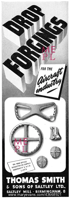 : Thomas Smith & Sons : Drop Forgings For : Thomas Smith & Sons : Drop Forgings For