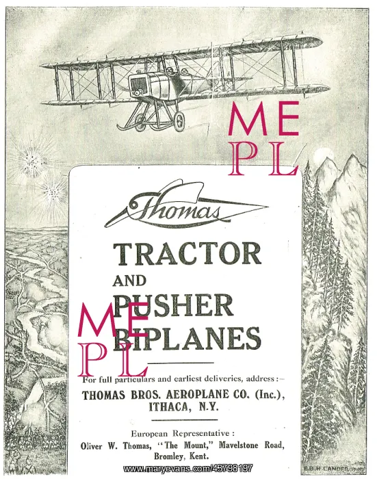 : Thomas Tractor & Pusher Biplanes : Thomas Tractor & Pusher Biplanes