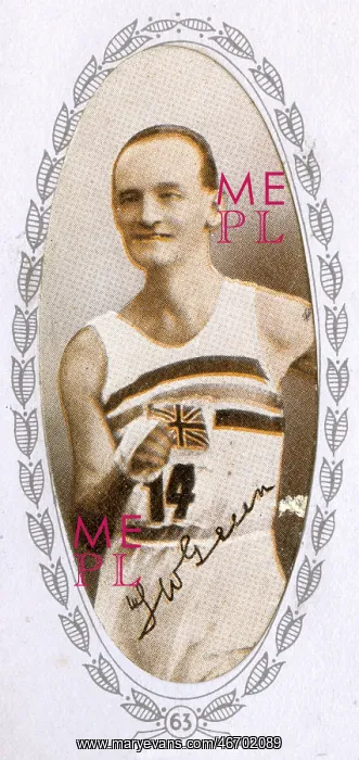 : Thomas William Green - English Racewalker : Thomas William Green - English Racewalker