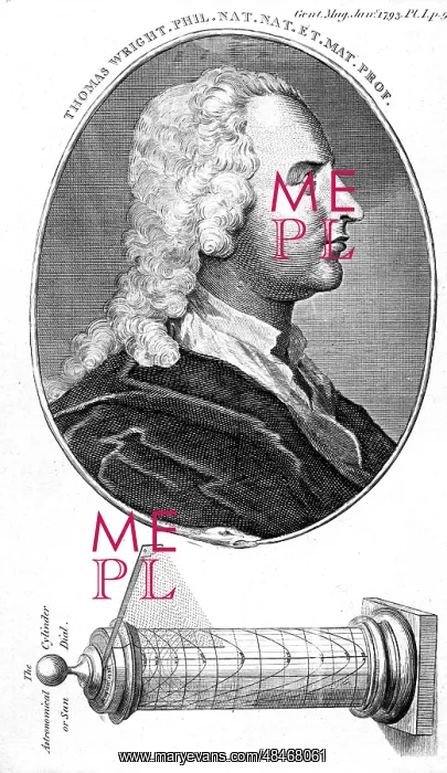 : Thomas Wright (1711-1786) English astronomer : Thomas Wright (1711-1786) English astronomer