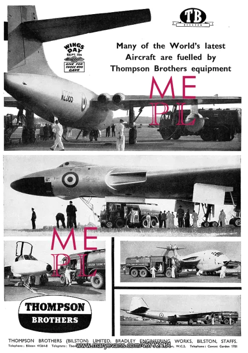 : Thompson Brothers Aircraft Refuelling Units : Thompson Brothers Aircraft Refuelling Units