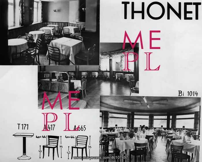  : Thonet chairs in the hotel Lech in