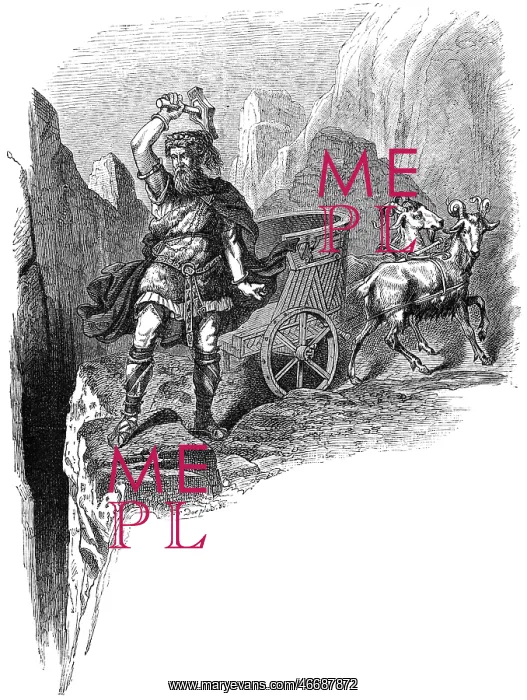 : Thor, Germanic God, 1887 : Thor, Germanic God, 1887