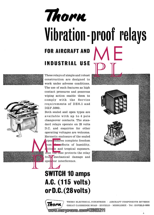 : Thorn Electrical Components - Electrical Relays : Thorn Electrical Components - Electrical Relays