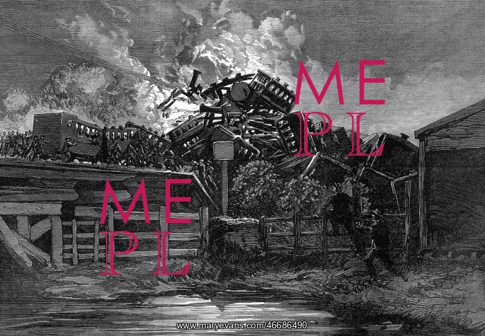 : Thorpe Rail Crash 1874 : Thorpe Rail Crash 1874