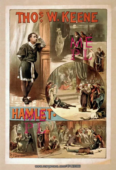  : Thos. W. Keene. Hamlet