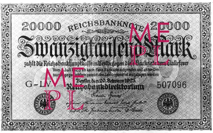 : Twenty thousand Mark, 1923 : Twenty thousand Mark, 1923