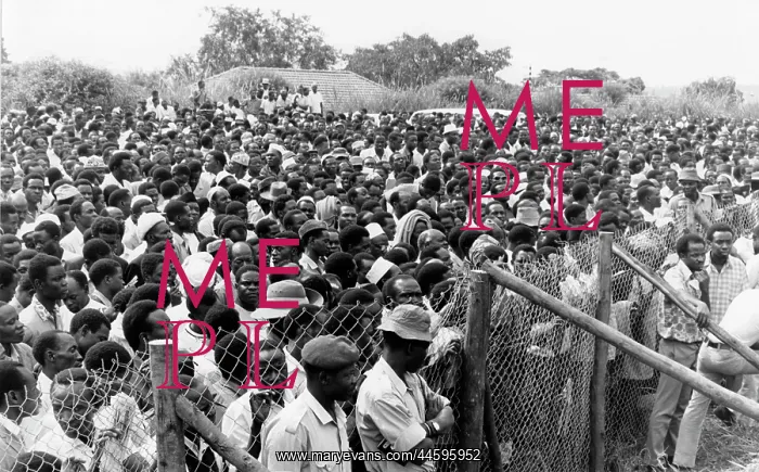 : Some of the many thousand Ugandans who turned : Some of the many thousand Ugandans who turned