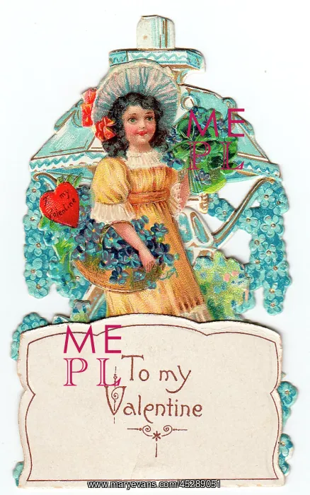 : Three-dimensional Valentine card : Three-dimensional Valentine card