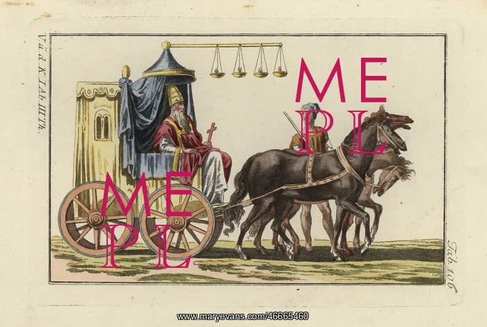 : Three-horse chariot of the Byzantine Emperor : Three-horse chariot of the Byzantine Emperor