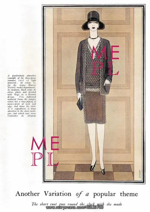 : Three-pice summer suit, 1927 : Three-pice summer suit, 1927