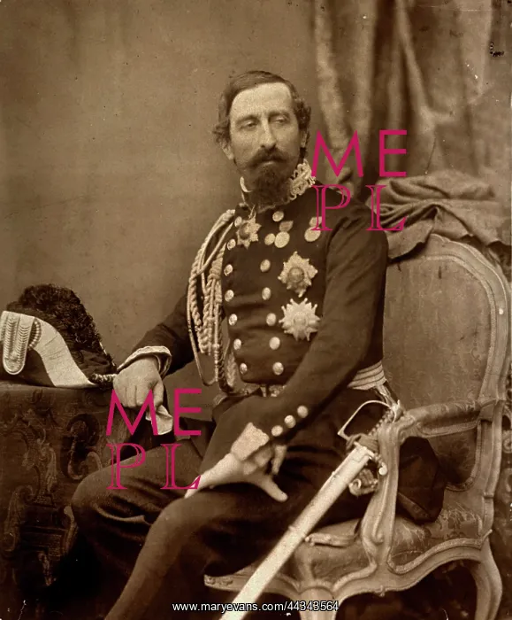 : Three-quarter- length portrait of general : Three-quarter- length portrait of general