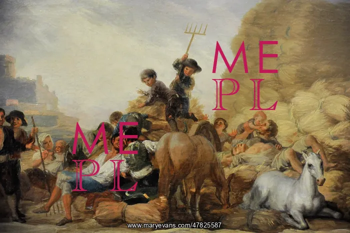 : The Threshing Ground or Summer, 1786, by Goya : The Threshing Ground or Summer, 1786, by Goya