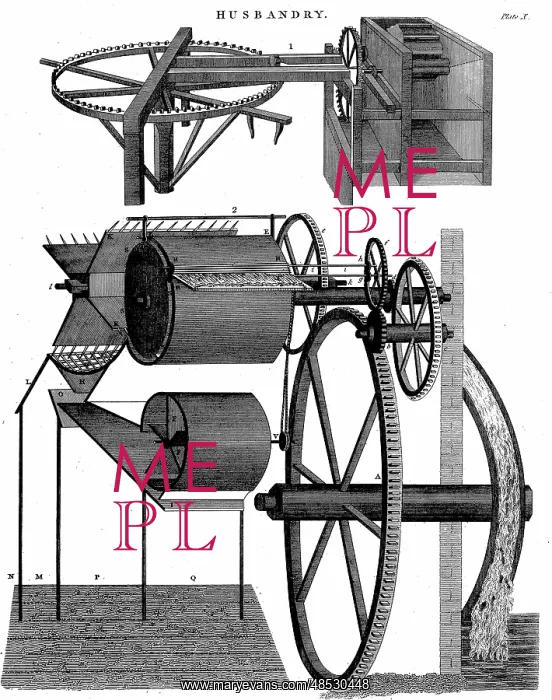 : Threshing machine by Andrew Meikle (1719-1811) : Threshing machine by Andrew Meikle (1719-1811)