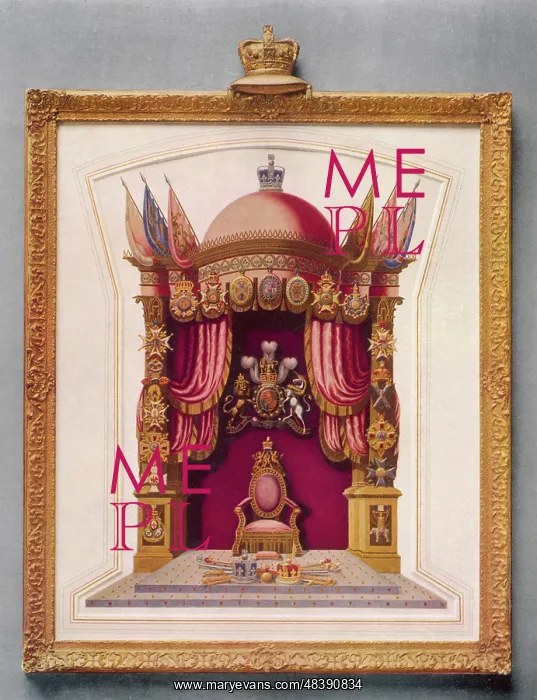 : The Throne of George IV by T. Dowse : The Throne of George IV by T. Dowse