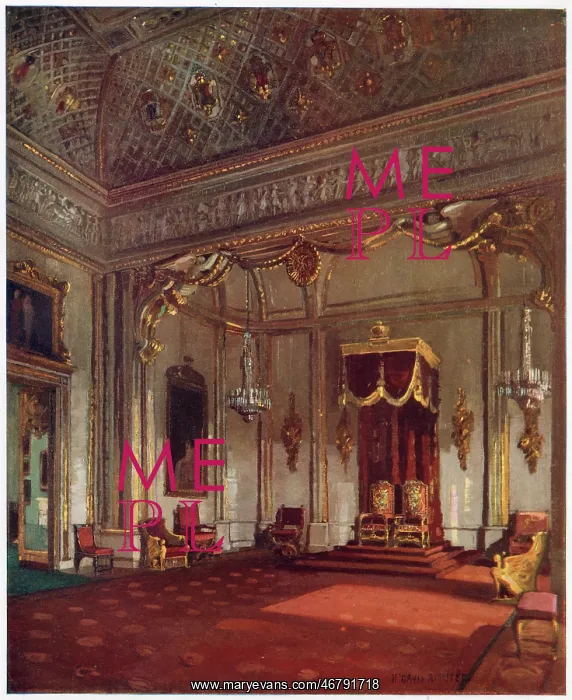 : The Throne Room, Buckingham Palace : The Throne Room, Buckingham Palace