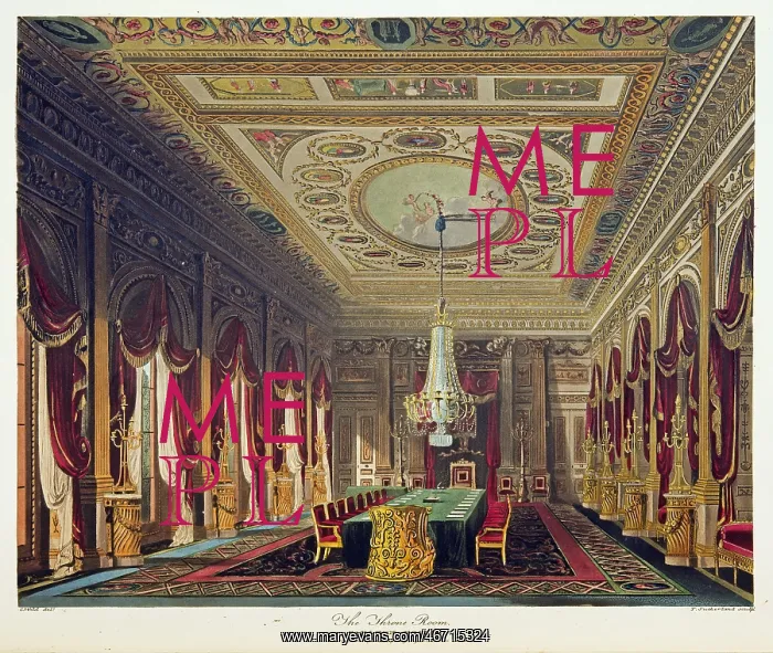 : The Throne Room, Carlton House : The Throne Room, Carlton House