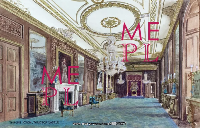 : Throne Room, Windsor Castle, Berkshire : Throne Room, Windsor Castle, Berkshire