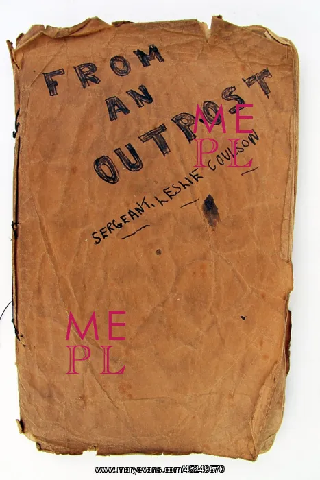 : A well thumbed book of poems by Sergeant Leslie Coulson