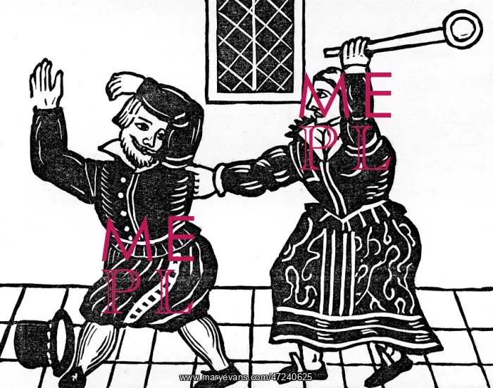 : SHE THUMPS HIM : SHE THUMPS HIM