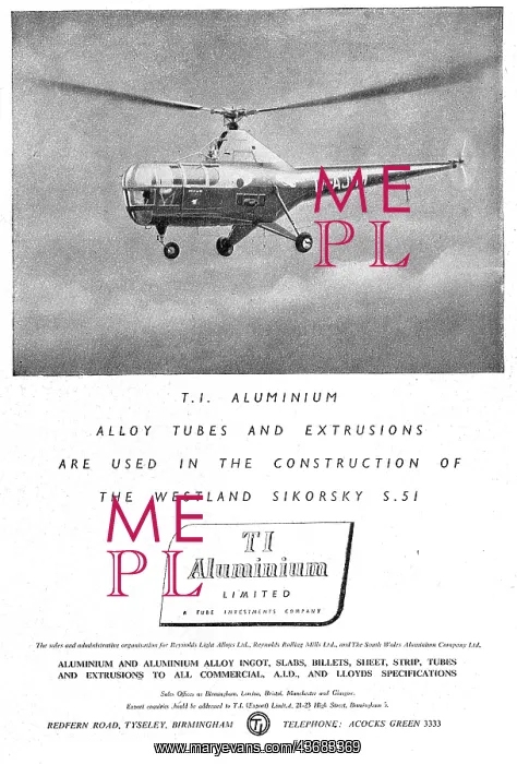 : T.I. Aluminium : Billets, Slabs, Founders 1949 : T.I. Aluminium : Billets, Slabs, Founders 1949