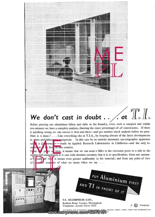 : T.I. Aluminium : Billets, Slabs, Founders. Rolling Mill : T.I. Aluminium : Billets, Slabs, Founders. Rolling Mill