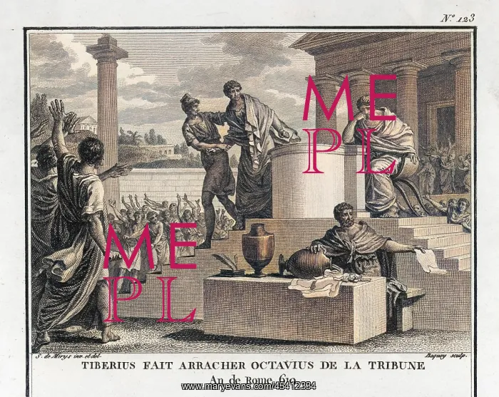 : Tiberius Gracchus Deposing : Tiberius Gracchus Deposing