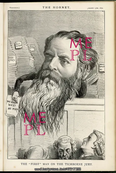 : TICHBORNE TRIAL SATIRE : TICHBORNE TRIAL SATIRE