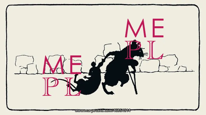  : Tickety Tock - Silhouette illustration