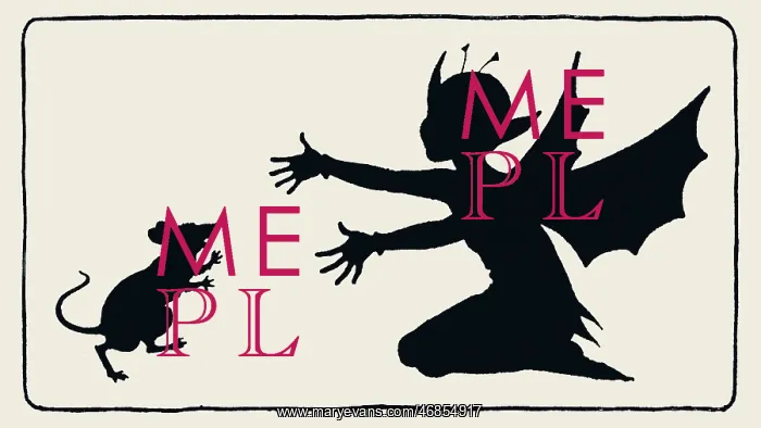: Tickety Tock - Silhouette illustration : Tickety Tock - Silhouette illustration