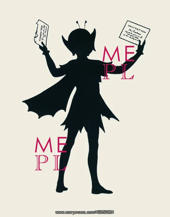 : Tickety Tock - Silhouette illustration : Tickety Tock - Silhouette illustration