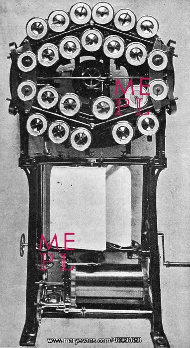 : Tide predicting machine: back view : Tide predicting machine: back view