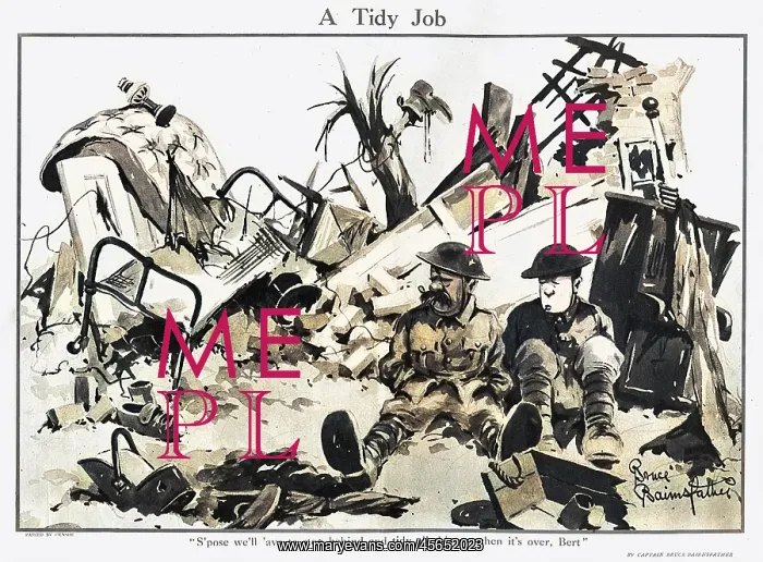 : A Tidy Job, by Bairnsfather : A Tidy Job, by Bairnsfather